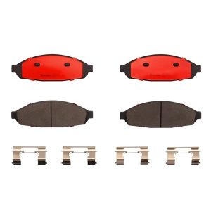 Brembo Brake Pad, Nao, Fmsi Number D931-7834, Ceramic, Set of 4, With Hardware – P24128N