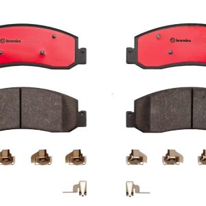 Brembo Brake Pad, Nao, Fmsi Number D1333-7974, Ceramic, Set of 4, With Hardware – P24130N