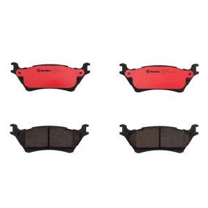 Brembo Brake Pad, Nao, Fmsi Number D1602-8816, Ceramic, Set of 4, With Hardware – P24168N