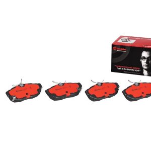 Brembo Brake Pad, Nao, Fmsi Number D1465-8664, Ceramic, Set of 4, With Hardware – P24170N