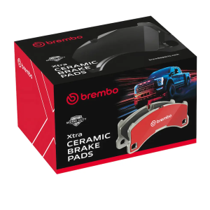 Brembo Brake Pad, Xtra Severe Duty, Fmsi Number D1754-8970, Ceramic, Set of 4, With Pad Shims/ Mounting Hardware/ Brake Lubricant – P24172SD