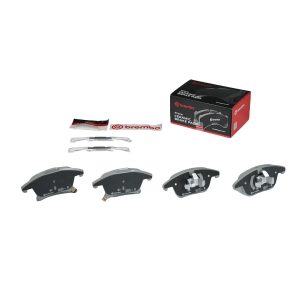 Brembo Brake Pad, Nao, Fmsi Number D1653-8882, Ceramic, Set of 4 – P24173N