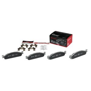 Brembo Brake Pad, Nao, Fmsi Number D1508-8715, Ceramic, Set of 4, With Hardware – P24174N