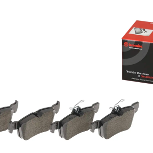 Brembo Brake Pad, Prime Line, Fmsi Number D1665-8893/ D1833-8893, Low-Metallic, Set of 4 – P24175