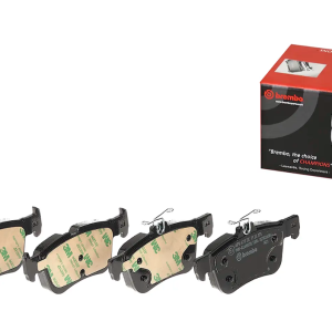 Brembo Brake Pad, Prime Line, Fmsi Number D1665-8893/ D1833-8893, Low-Metallic, Set of 4 – P24175