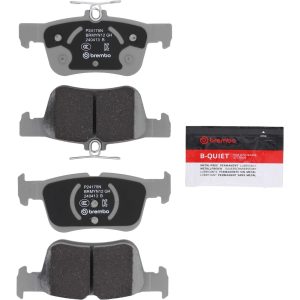 Brembo Brake Pad, Nao, Fmsi Number D1665-8893, Ceramic, Set of 4 – P24175N