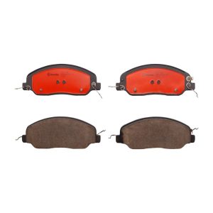Brembo Brake Pad, Nao, Fmsi Number D1464-7986, Ceramic, Set of 4, With Hardware – P24176N