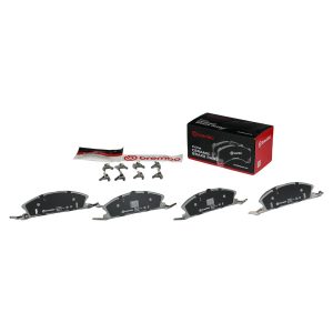Brembo Brake Pad, Nao, Fmsi Number D1611-8881, Ceramic, Set of 4, With Hardware – P24178N