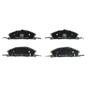 Brembo Brake Pad, Nao, Fmsi Number D1611-8881, Ceramic, Set of 4, With Hardware – P24178N