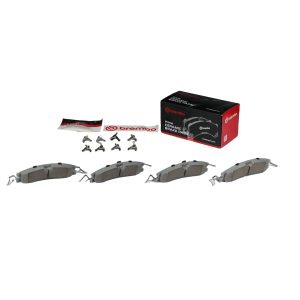 Brembo Brake Pad, Nao, Fmsi Number D1611-8881, Ceramic, Set of 4, With Hardware – P24178N