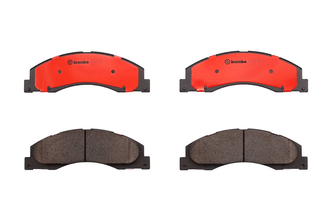 Brembo Brake Pad, Nao, Fmsi Number D1328-8440, Ceramic, Set of 4, With Hardware – P24182N