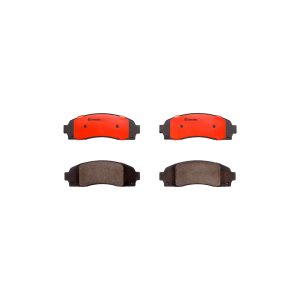 Brembo Brake Pad, Nao, Fmsi Number D833-7793, Ceramic, Set of 4, With Hardware – P24183N