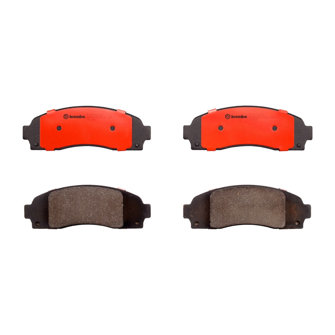 Brembo Brake Pad, Nao, Fmsi Number D833-7793, Ceramic, Set of 4, With Hardware – P24183N