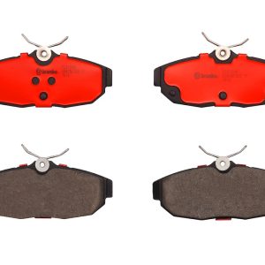Brembo Brake Pad, Nao, Fmsi Number D1562-7987, Ceramic, Set of 4, With Hardware – P24184N