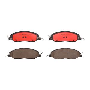 Brembo Brake Pad, Nao, Fmsi Number D1463-8663, Ceramic, Set of 4, With Hardware – P24185N