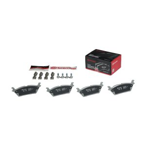 Brembo Brake Pad, Nao, Fmsi Number D1790-9018, Ceramic, Set of 4, With Hardware – P24200N