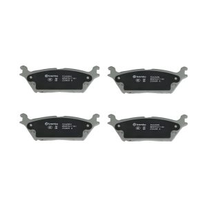 Brembo Brake Pad, Nao, Fmsi Number D1790-9018, Ceramic, Set of 4, With Hardware – P24200N