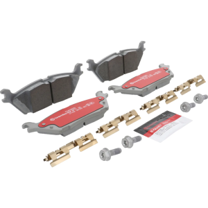 Brembo Brake Pad, Xtra Severe Duty, Fmsi Number D1790-9018, Ceramic, Set of 4, With Pad Shims/ Mounting Hardware/ Brake Lubricant – P24200SD