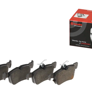 Brembo Brake Pad, Prime Line, Fmsi Number D1833-8893, Low-Metallic, Set of 4, With Pad Wear Sensor – P24201