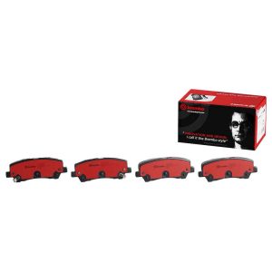 Brembo Brake Pad, Nao, Fmsi Number D1793-9022, Ceramic, Set of 4, With Hardware – P24205N