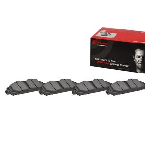 Brembo Brake Pad, Nao, Fmsi Number D1791-9020, Ceramic, Set of 4, With Hardware – P24206N