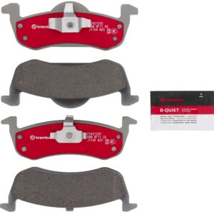 Brembo Brake Pad, Xtra Severe Duty, Fmsi Number D1279-8395, Ceramic, Set of 4, With Pad Shims and Brake Lubricant – P24212SD