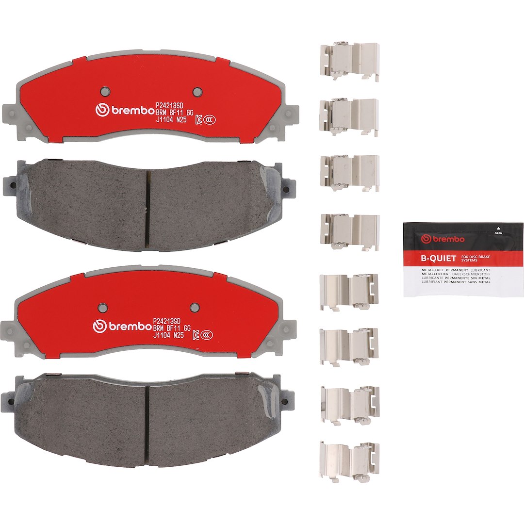 Brembo Brake Pad, Xtra Severe Duty, Ceramic, Set of 4 – P24213SD