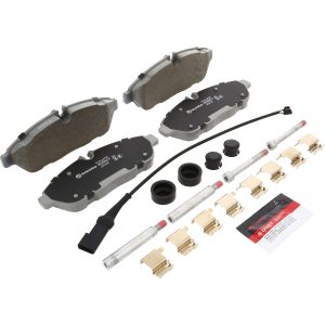Brembo Brake Pad, Nao, Fmsi Number D2301-9537, Ceramic, Set of 4, With Brake Lubricant/ Pad Wear Sensor/ Mounting Hardware – P24245N
