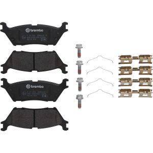 Brembo Brake Pad, Prime Line, Low-Metallic, Set of 4, With Mounting Hardware – P24252