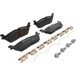 Brembo Brake Pad, Prime Line, Low-Metallic, Set of 4, With Mounting Hardware – P24252