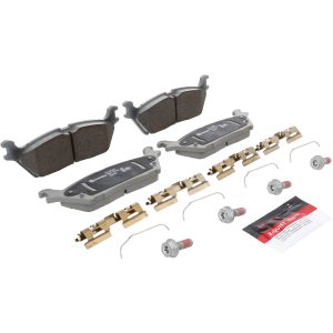Brembo Brake Pad, Nao, Fmsi Number D2383-9350, Ceramic, Set of 4, With Brake Lubricant/ Mounting Hardware – P24252N