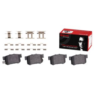Brembo Brake Pad, Nao, Fmsi Number D537-7418, Ceramic, Set of 4, With Hardware – P28022N