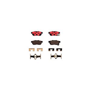 Brembo Brake Pad, Nao, Fmsi Number D564-7443, Ceramic, Set of 4, With Hardware – P28025N