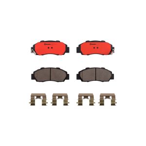 Brembo Brake Pad, Nao, Fmsi Number D503-7382, Ceramic, Set of 4, With Hardware – P28026N