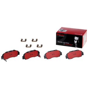 Brembo Brake Pad, Nao, Fmsi Number D503-7382, Ceramic, Set of 4, With Hardware – P28026N