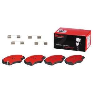 Brembo Brake Pad, Nao, Fmsi Number D914-7795, Ceramic, Set of 4, With Hardware – P28035N