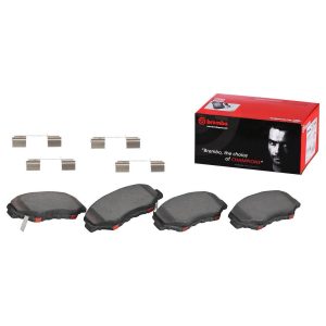 Brembo Brake Pad, Nao, Fmsi Number D914-7795, Ceramic, Set of 4, With Hardware – P28035N