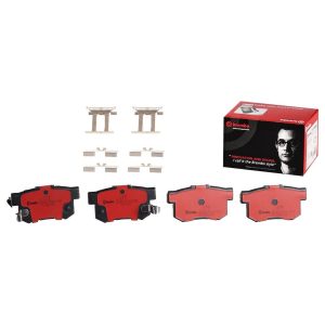 Brembo Brake Pad, Nao, Fmsi Number D536-7418, Ceramic, Set of 4, With Hardware – P28039N