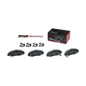 Brembo Brake Pad, Nao, Fmsi Number D959-7857, Ceramic, Set of 4, With Hardware – P28047N