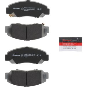 Brembo Brake Pad, Nao, Fmsi Number D959-7857, Ceramic, Set of 4, With Hardware – P28047N