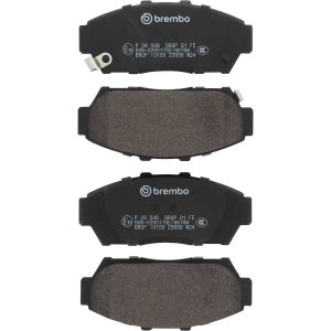 Brembo Brake Pad, Fmsi Number D617-7493, Low-Metallic, Set of 4 – P28048