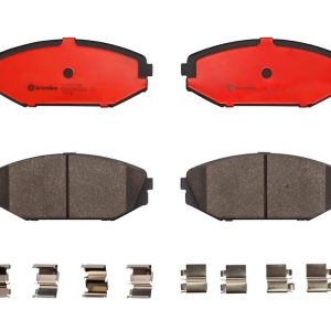 Brembo Brake Pad, Nao, Fmsi Number D793-7663, Ceramic, Set of 4, With Hardware – P28049N