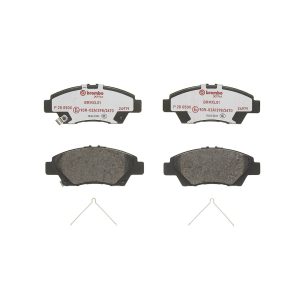 Brembo Brake Pad, Xtra Line, Fmsi Number D1394-8502, Low-Metallic, Set of 4, With Pad Wear Sensor and Mounting Hardware – P28050X