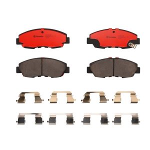 Brembo Brake Pad, Nao, Fmsi Number D764-7632, Ceramic, Set of 4, With Hardware – P28052N