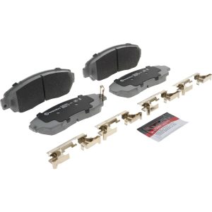 Brembo Brake Pad, Nao, Fmsi Number D1521-7994, Ceramic, Set of 4, With Hardware – P28068N