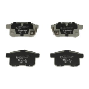 Brembo Brake Pad, Nao, Fmsi Number D1336-8447, Ceramic, Set of 4, With Hardware – P28072N