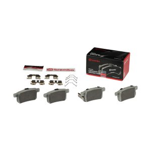 Brembo Brake Pad, Nao, Fmsi Number D1336-8447, Ceramic, Set of 4, With Hardware – P28072N