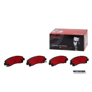 Brembo Brake Pad, Nao, Fmsi Number D1102-8208, Ceramic, Set of 4 – P28073N