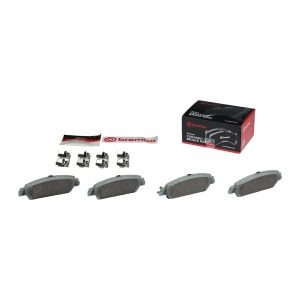 Brembo Brake Pad, Nao, Fmsi Number D1654-8883, Ceramic, Set of 4, With Hardware – P28077N