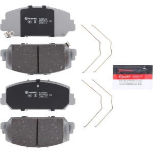 Brembo Brake Pad, Nao, Fmsi Number D1697-8840, Ceramic, Set of 4 – P28084N